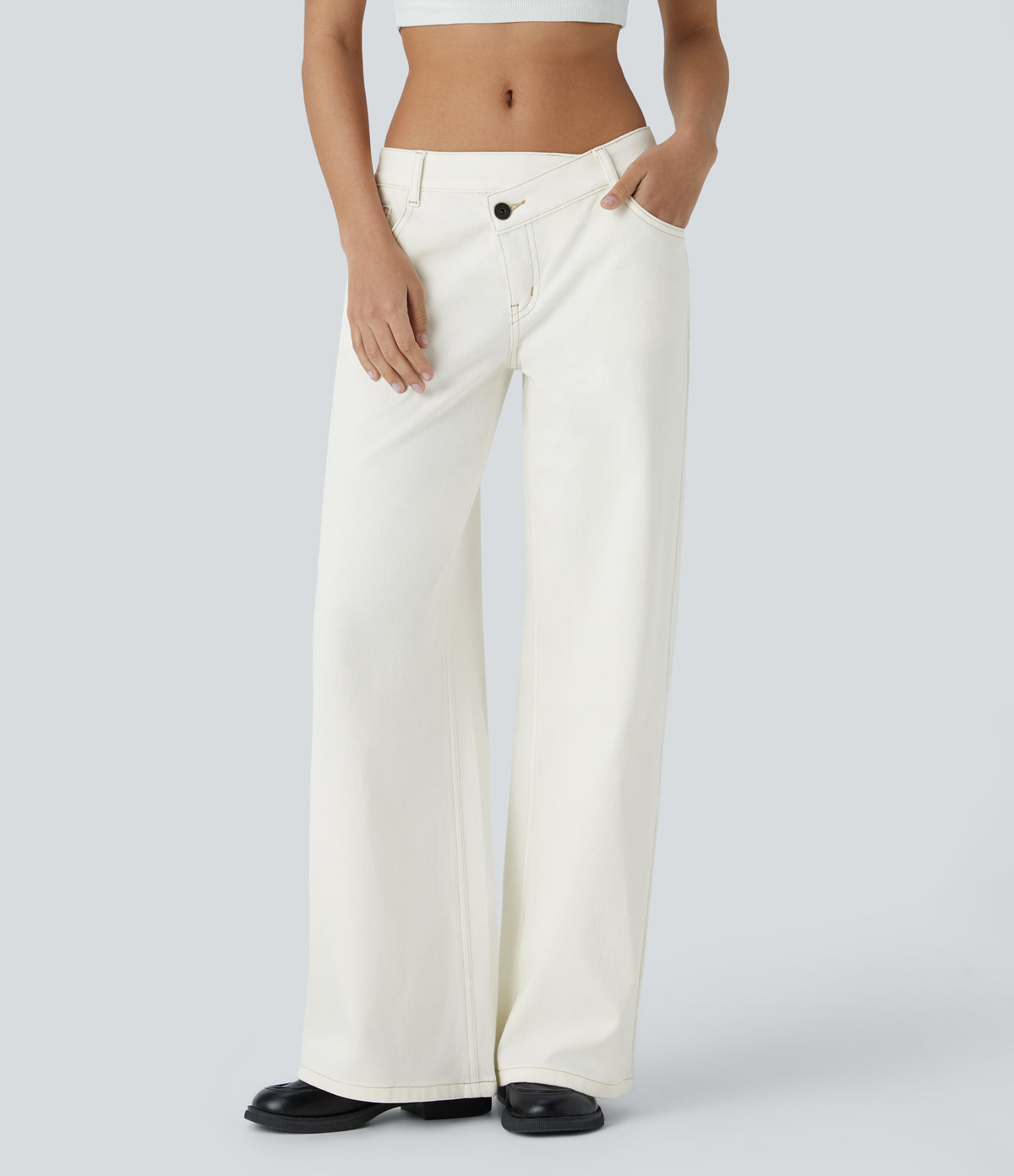 NoorAir™ Jeans in Creme