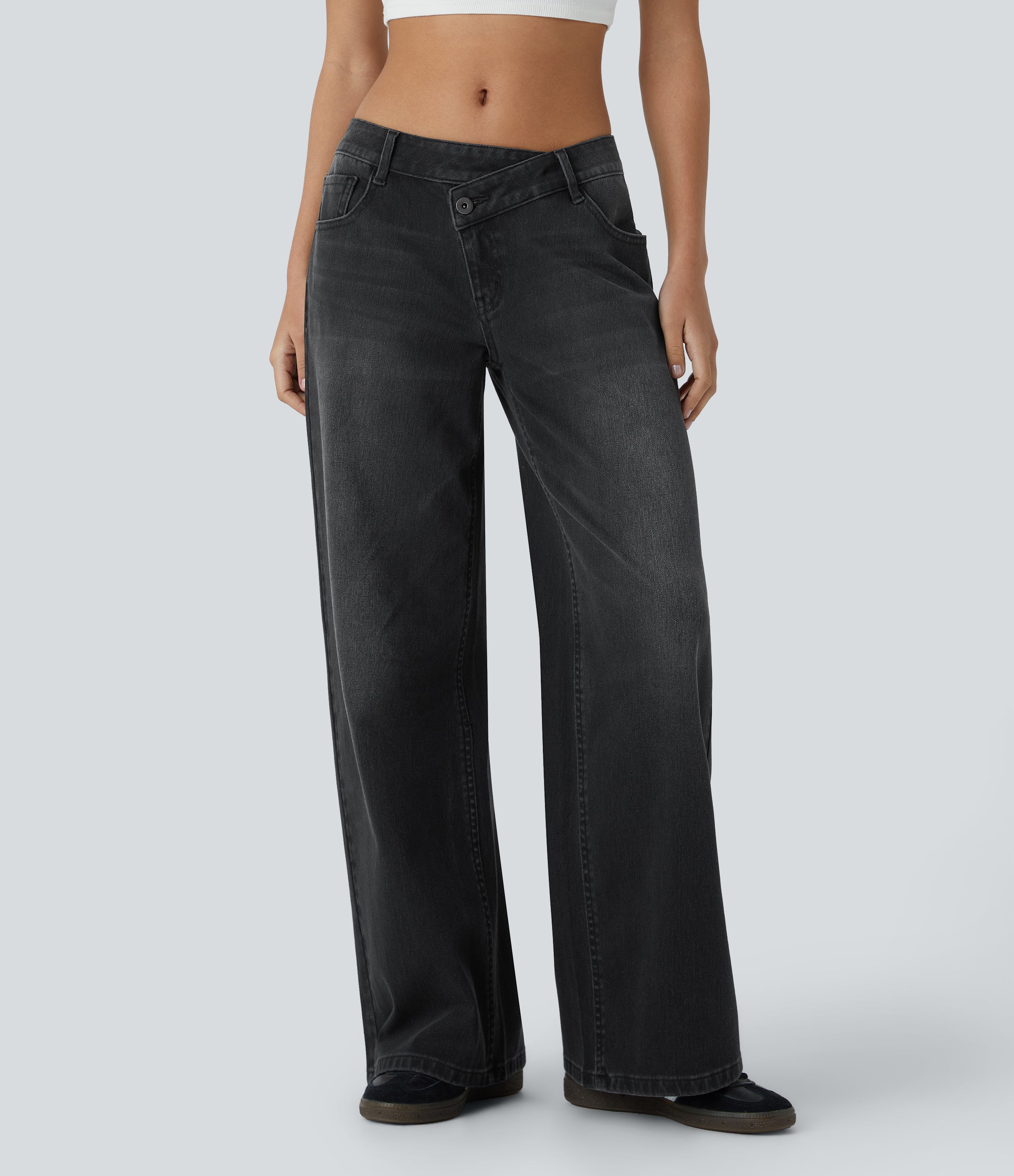 NoorAir™ Jeans in Schwarz